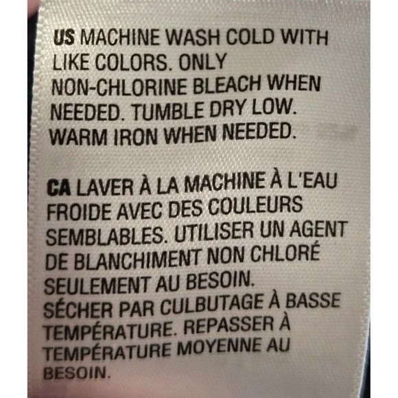 On-34th Womens Navy Blue Ruffle Flutter Sleeve Blouse Top 2X Cotton Modal Blend - Picture 7 of 9